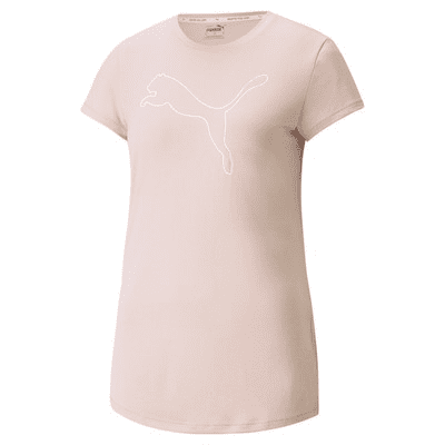 PUMA RTG HEATHER LOGO SHORT SLEEVE TEE LADIES