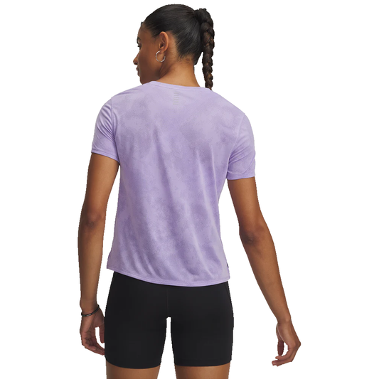 UNDER ARMOUR LAUNCH LACQUARD SHORT SLEEVE TEE LADIES