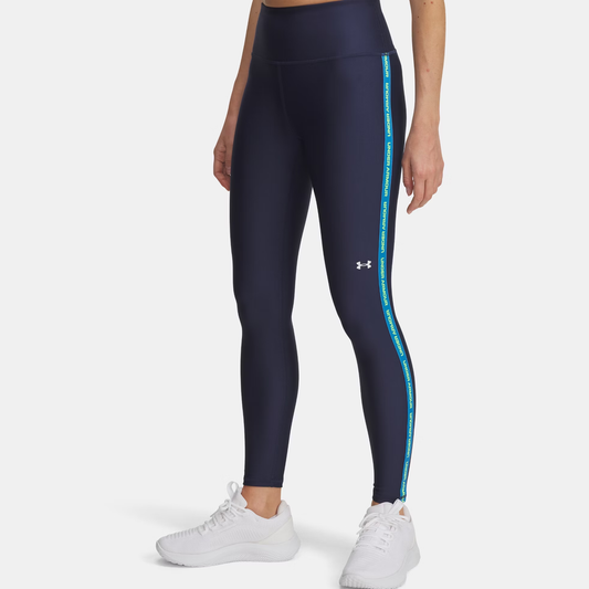 UNDER ARMOUR TECH WORDMARK TAPE ANKLE LEGGING TIGHTS LADIES