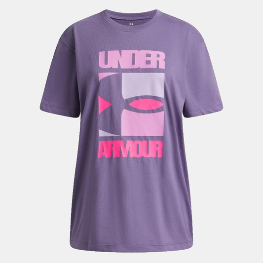 UNDER ARMOUR BLOCK LOGO SHORT SLEEVE TEE JUNIOR