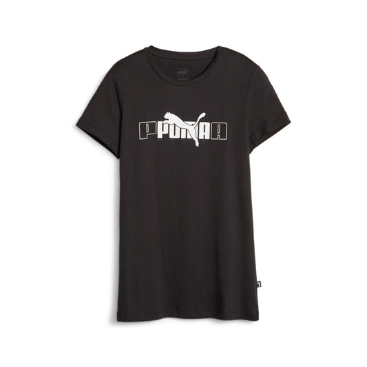 PUMA ESSENTIAL LOGO LAB SHORT SLEEVE TEE LADIES