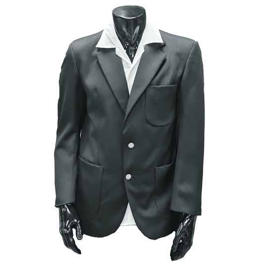 PLAIN SCHOOL BLAZER NO BADGE BLACK