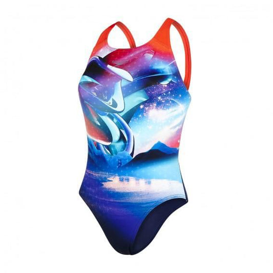 SPEEDO SOLAR SURFACE PLACEMENT COSTUME LADIES