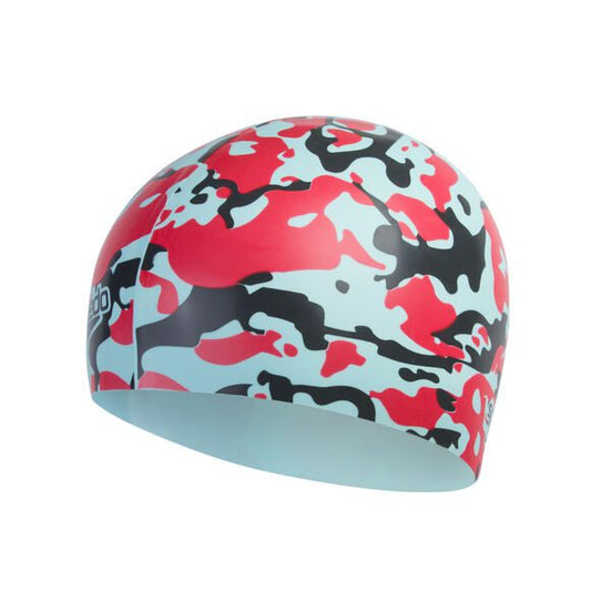 SPEEDO SLOGAN PRINTED SILICONE CAP