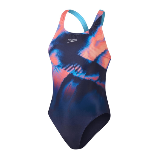 SPEEDO PLACEMENT DIGITAL POWERBACK COSTUME LADIES