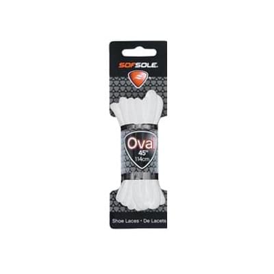 SOF-SOLE OVAL SHOE LACES 36'' WHITE