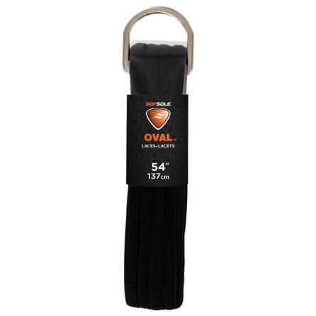 SOF-SOLE OVAL SHOE LACES 54'' BLACK