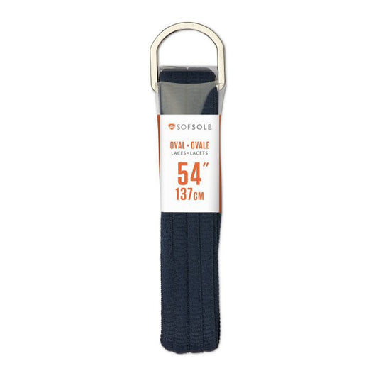 SOF-SOLE OVAL SHOE LACES 54'' NAVY