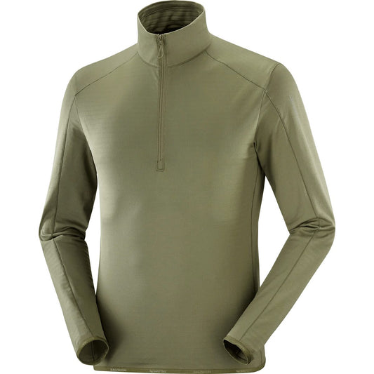 SALOMON ESSENTIAL LIGHTWARM HALF ZIP MID TOP MENS