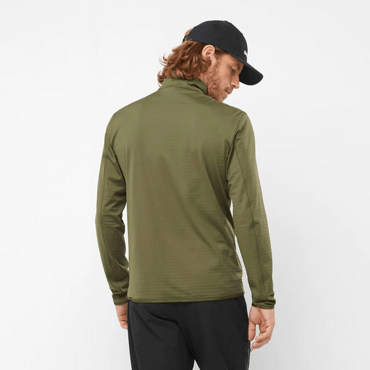 SALOMON ESSENTIAL LIGHTWARM HALF ZIP MID TOP MENS