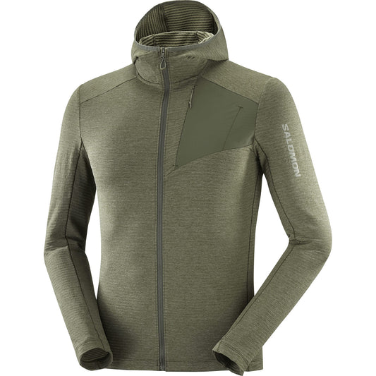 SALOMON OUTLINE FULL ZIP HOODIE JACKET MENS
