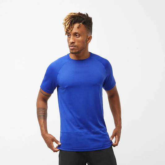 SALOMON CROSS RUN SHORT SLEEVE TEE MENS