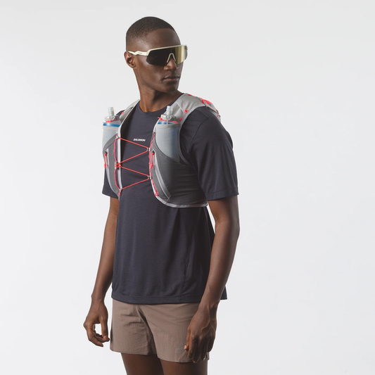 SALOMON ADV SKIN 12 WITH FLASKS HYDRATION PACK BAG