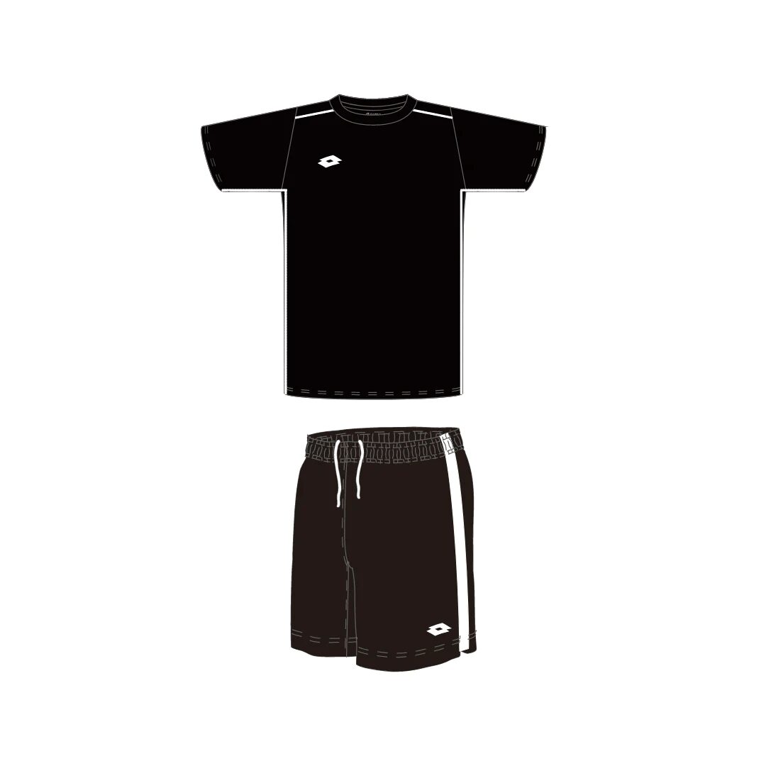 LOTTO DELTA FULL SOCCER KIT BLACK / WHITE – Poobie Naidoo's