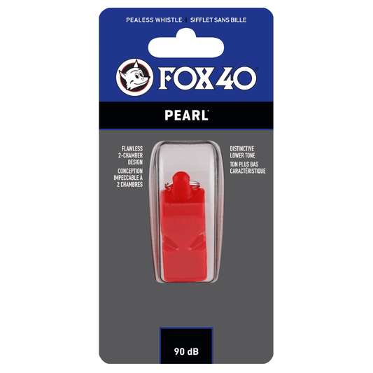 FOX40 PEARL WHISTLE RED