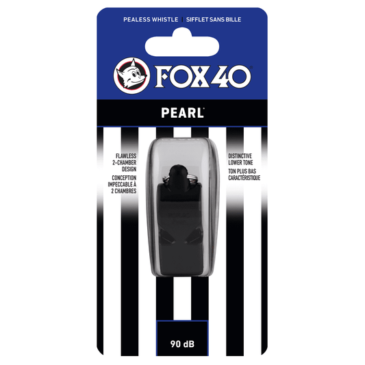 FOX40 PEARL WHISTLE BLACK