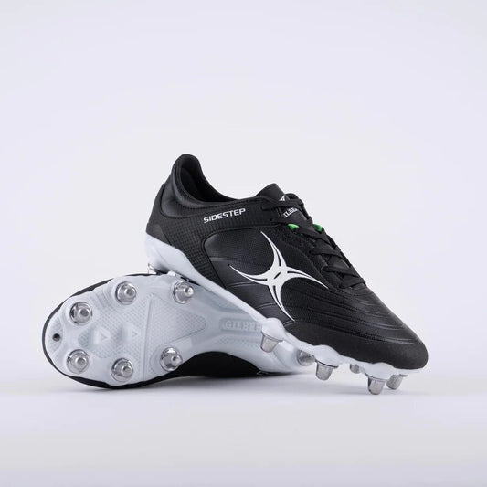 GILBERT SIDESTEP X15 LO 8 STUD RUGBY BOOTS MENS