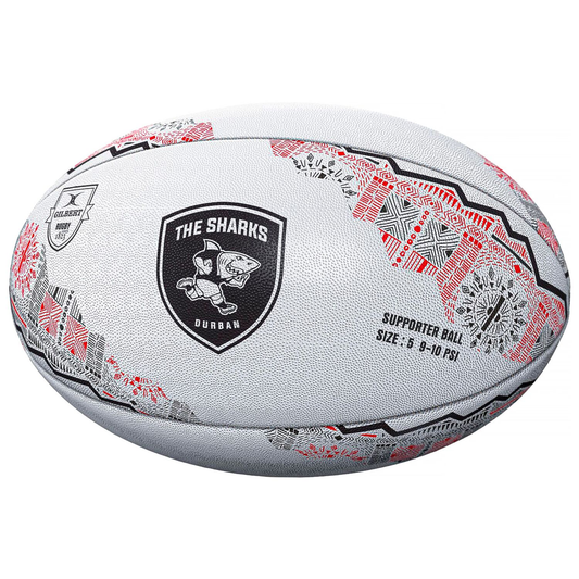 GILBERT SHARKS SUPPORTERS RUGBY BALL