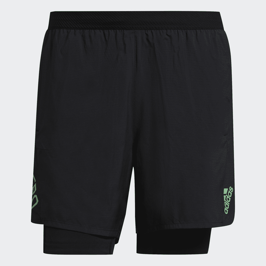 ADIDAS ADIZERO TWO-IN-ONE SHORTS MENS