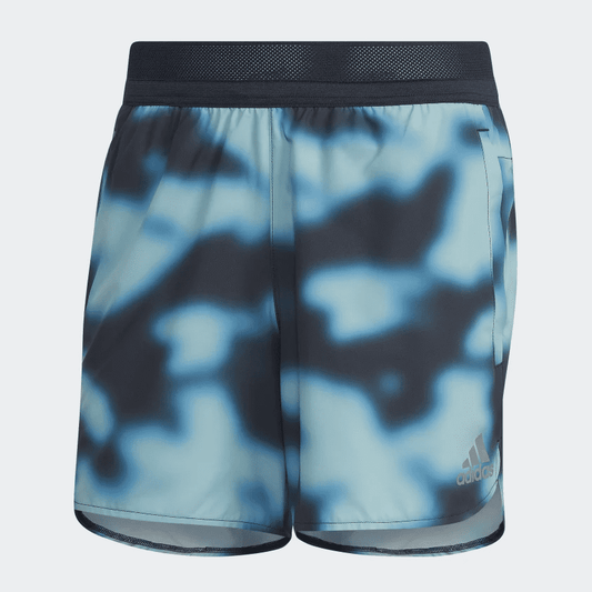 ADIDAS RUN ICONS LOGO GRAPHIC SHORTS MENS