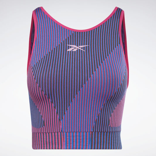 REEBOK UNITED BY FITNESS MYOKNIT SEAMLESS CROP TOP LADIES