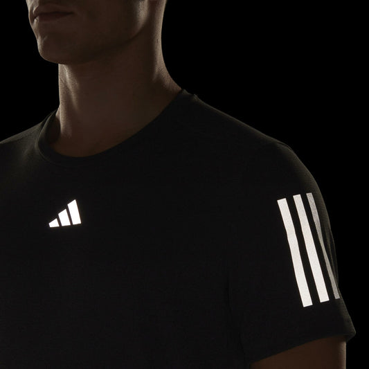 ADIDAS OWN THE RUN HEATHER SHORT SLEEVE TEE MENS