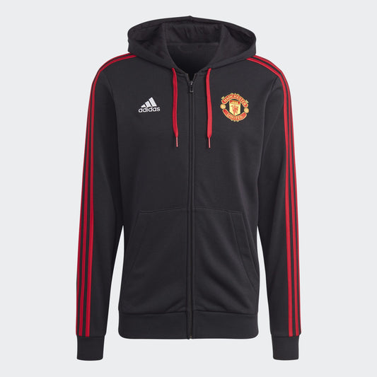 ADIDAS MANCHESTER UNITED DNA FULL-ZIP HOODIE JACKET 23/24 MENS