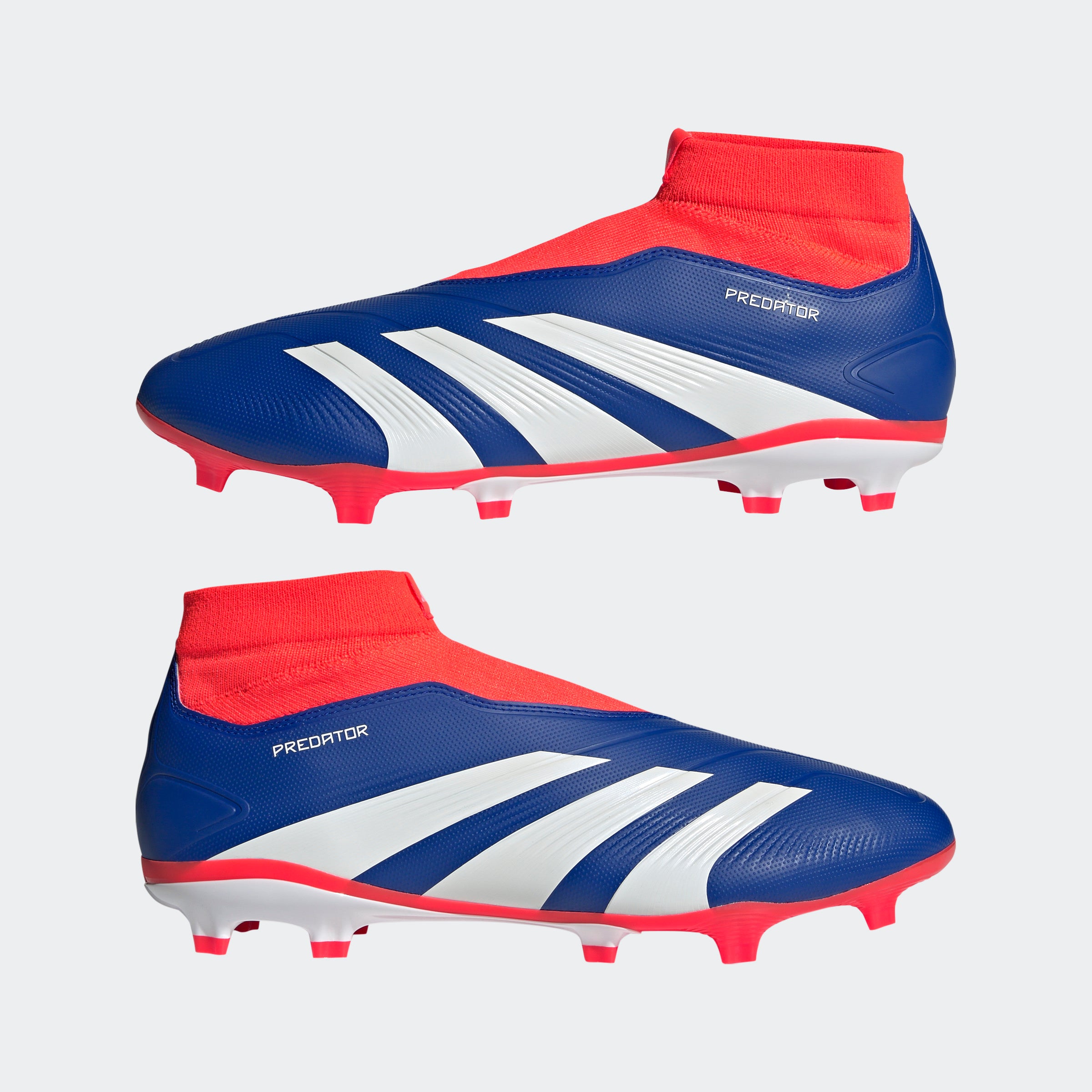  Predator サッカーシューズ 青赤 ADIDAS PREDATOR LEAGUE LACELESS FG MENS – Poobie Naidoo's
