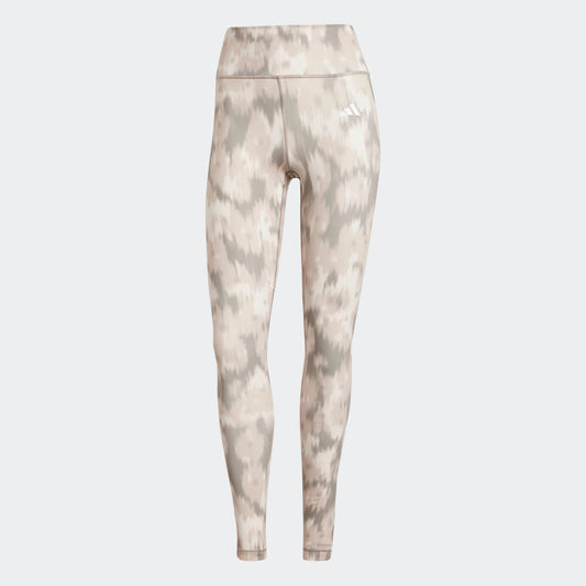 ADIDAS OPTIME ESSENTAIL ALL OVER PRINTED LEGGING TIGHTS LADIES