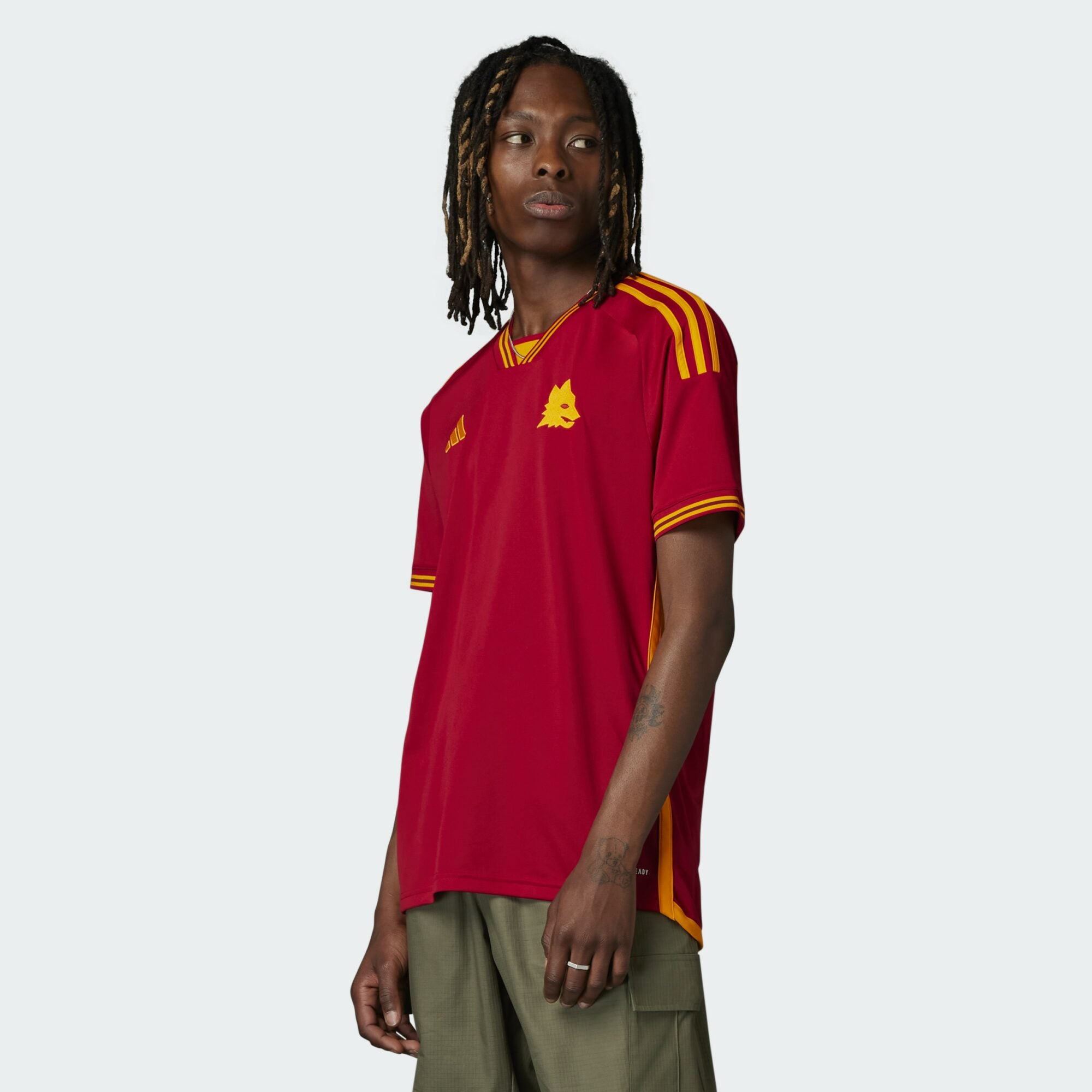 ADIDAS AS ROMA HOME REPLICA JERSEY 23/24 MENS – Poobie Naidoo's