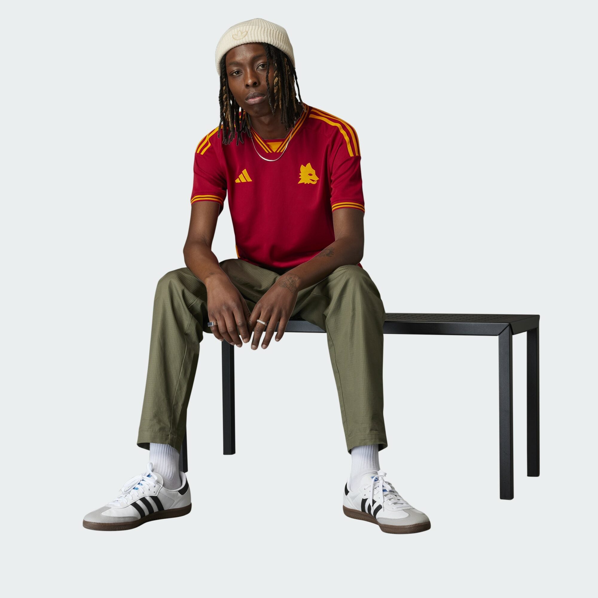 ADIDAS AS ROMA HOME REPLICA JERSEY 23/24 MENS – Poobie Naidoo's