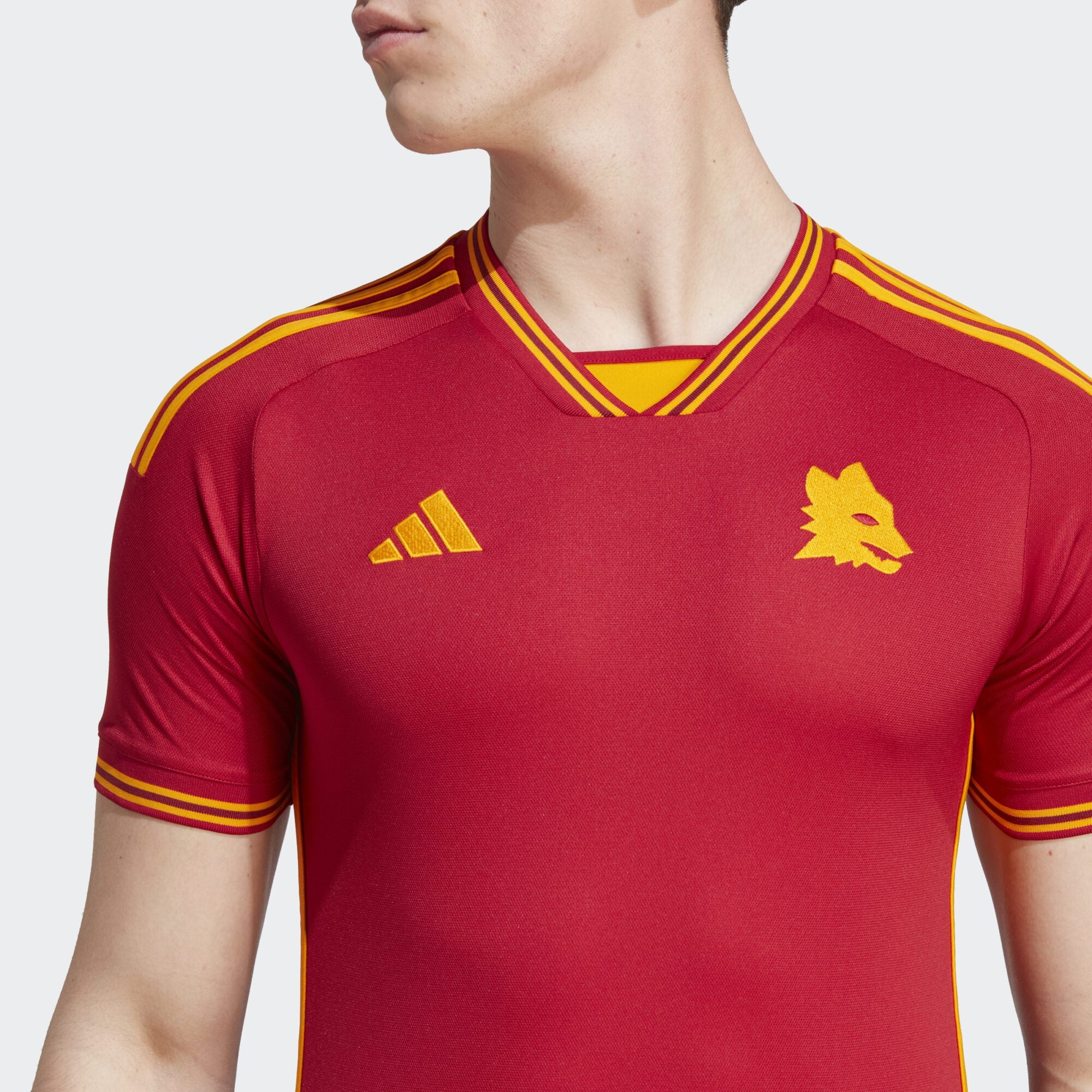 ADIDAS AS ROMA HOME REPLICA JERSEY 23/24 MENS – Poobie Naidoo's