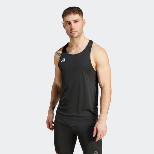 ADIDAS ADIZERO ESSENTIAL RUNNING SINGLET VEST TOP MENS