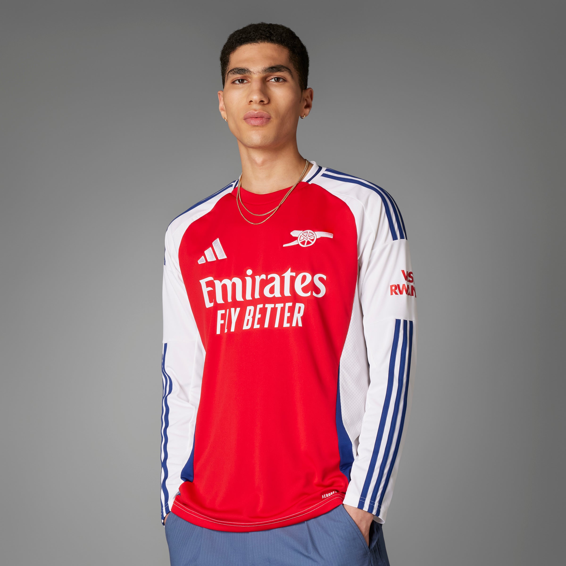 ADIDAS ARSENAL HOME REPLICA LONG SLEEVE JERSEY 24/25 MENS – Poobie