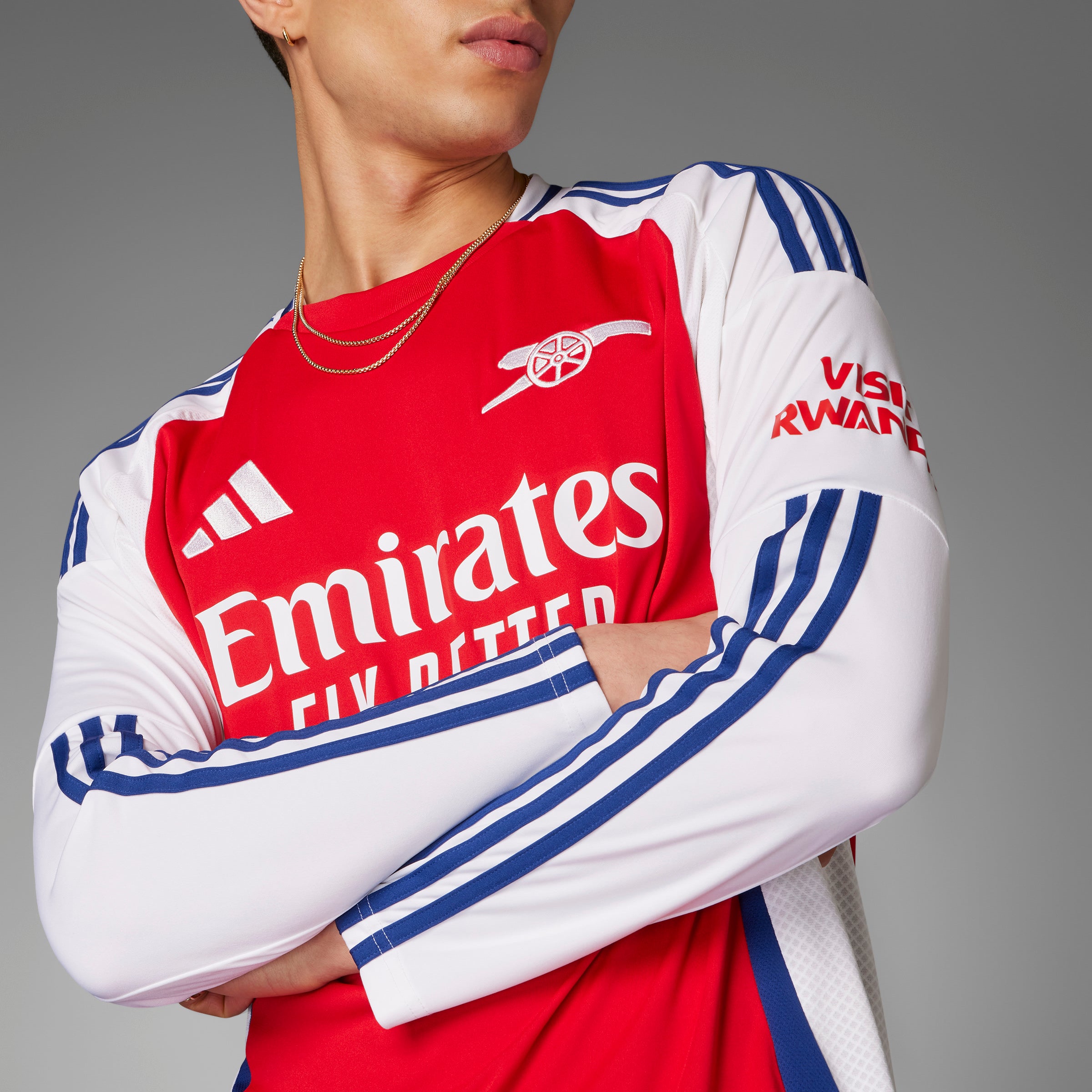 ADIDAS ARSENAL HOME REPLICA LONG SLEEVE JERSEY 24/25 MENS – Poobie
