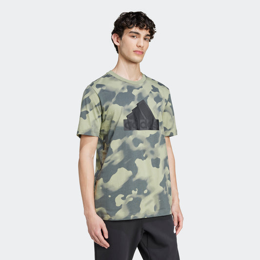 ADIDAS FUTURE ICON BAGBE OF SPORT LOGO SHORT SLEEVE TEE MENS