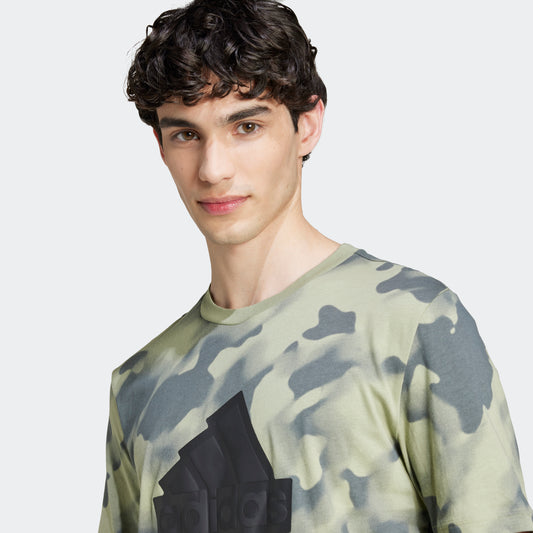 ADIDAS FUTURE ICON BAGBE OF SPORT LOGO SHORT SLEEVE TEE MENS