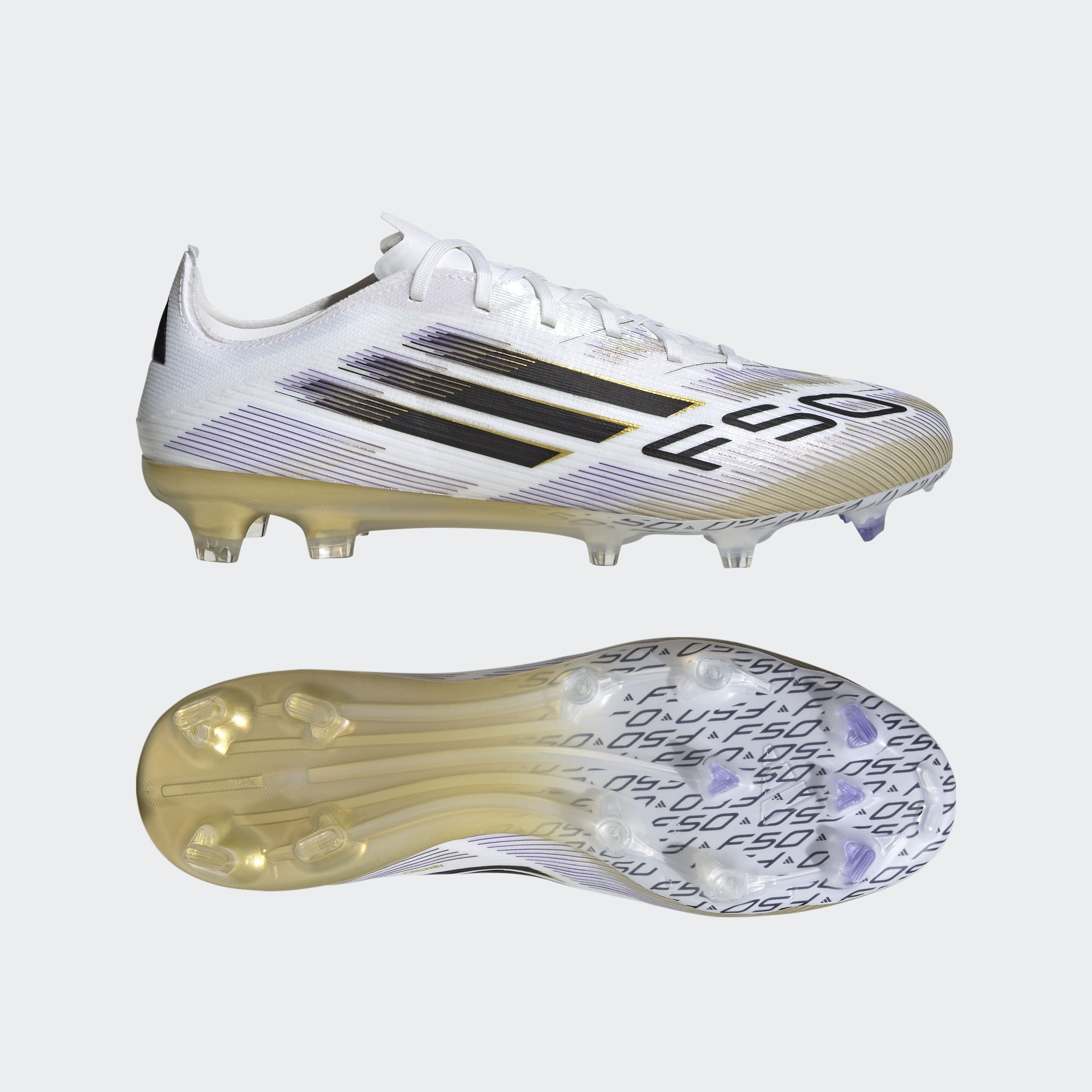 新品 adidas F50 27cm FG Shoes - F50 League Firm/Multi-Ground Boots Kids - Purple | adidas