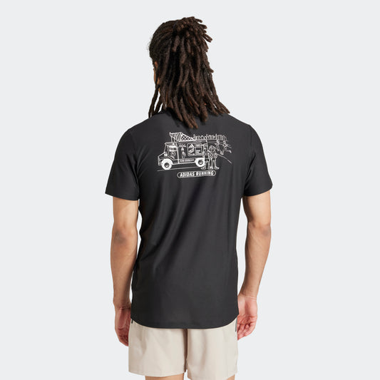 ADIDAS RUNNING ICE CREAM GRAPHIC SHORT SLEEVE TEE MENS