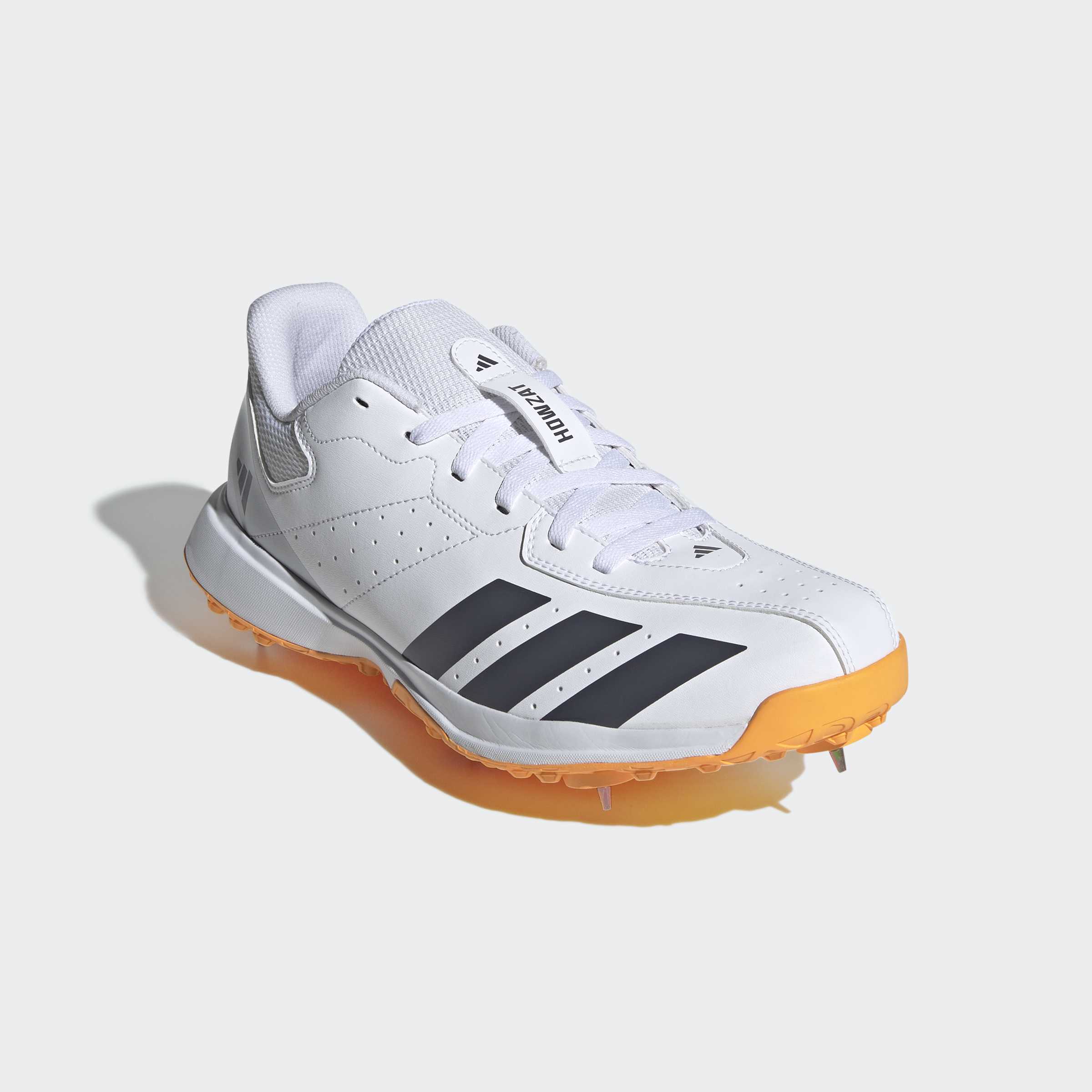 【美品】QUICK PACK 9【GRAY WHITE】 ADIDAS HOWZAT CRICKET SPIKE MENS – Poobie Naidoo's