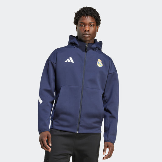 ADIDAS REAL MADRID ANTHEM HOODIE JACKET 25/26 MENS