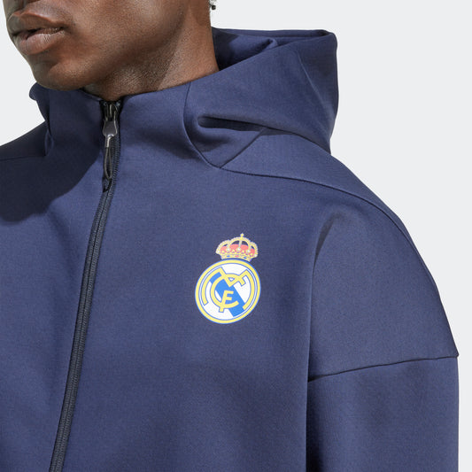 ADIDAS REAL MADRID ANTHEM HOODIE JACKET 25/26 MENS