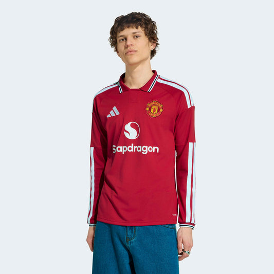 ADIDAS MANCHESTER UNITED 26/27 HOME LONG SLEEVE REPLICA JERSEY MENS