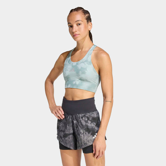 ADIDAS ADI365 POCKET GRAPHIC MEDIUM SUPPORT BRA LADIES
