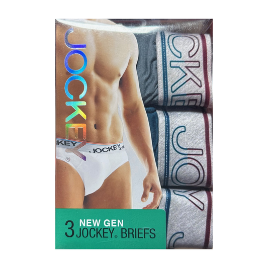 JOCKEY 3 PACK NEW GEN BRIEF UNDERWEAR MENS
