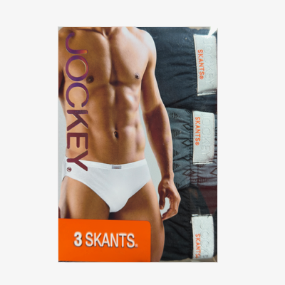 JOCKEY 3 PACK PRINT SKANTS UNDERWEAR MENS