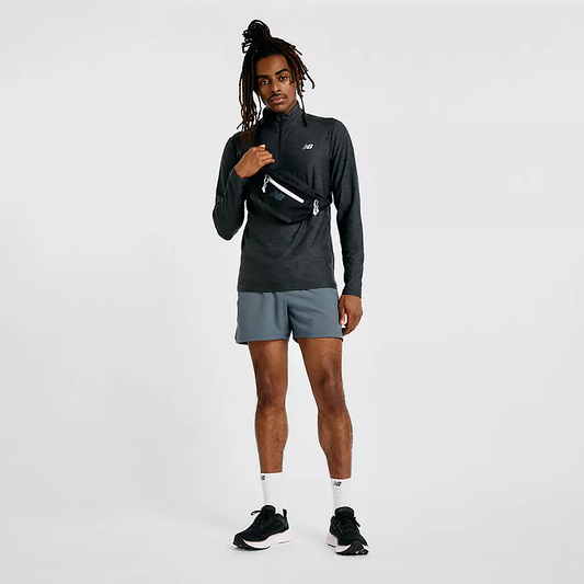 NEW BALANCE SPACE DYE 1/4 ZIP LONG SLEEVE TOP MENS