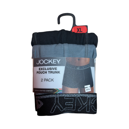 JOCKEY 2 PACK EXCLUSIVE POUCH TRUNK UNDERWEAR MENS
