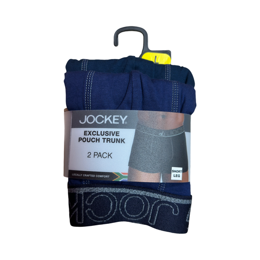 JOCKEY 2 PACK EXCLUSIVE POUCH TRUNK UNDERWEAR MENS