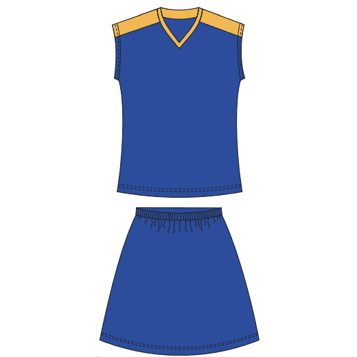 PNS ATTACK FULL NETBALL KIT LADIES 7 PRINTED POSITIONS
